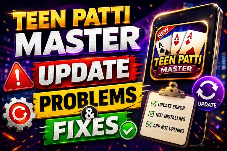 Android guide for fixing Teen Patti Master update issues